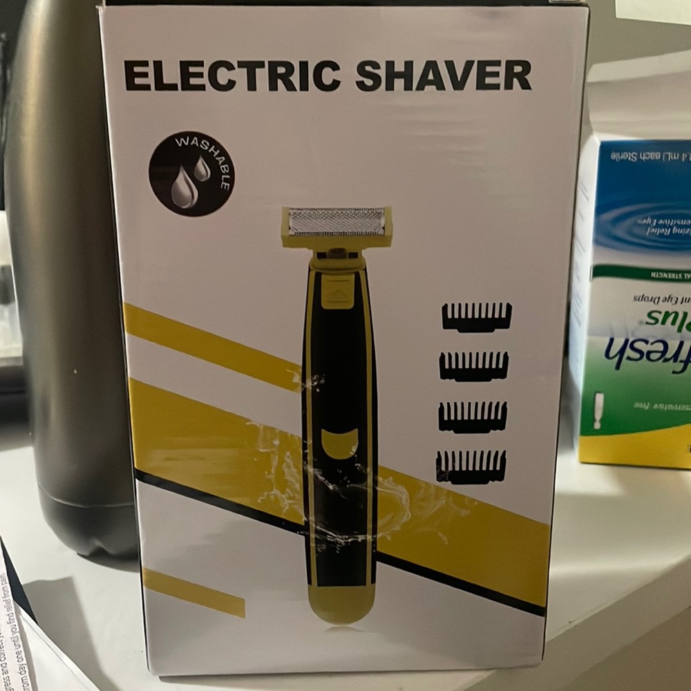 Brand new electric shaver in box